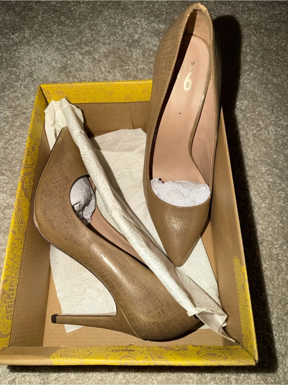Mix No. 6 Pointed Toe Pumps in Taupe